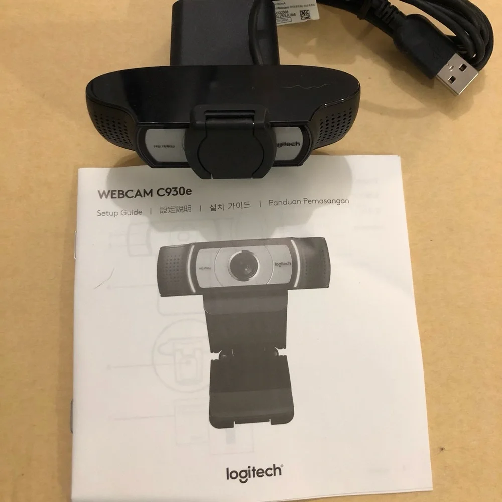 Logitech C930e ultra wide angle Video Webcam